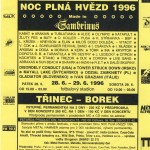 Plakát Noc plná hvězd 1996